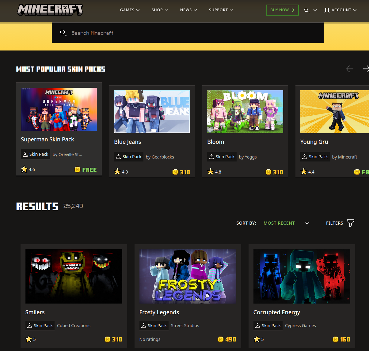 Bedrock marketplace screenshot